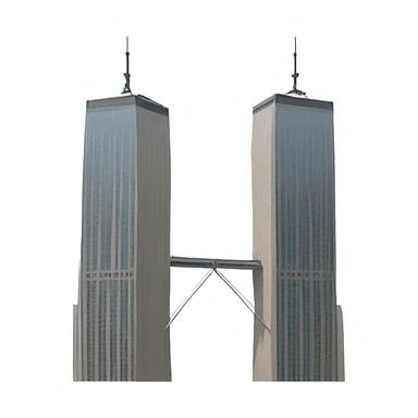 Twin towers sticker