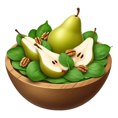 Pear spinach salad sticker