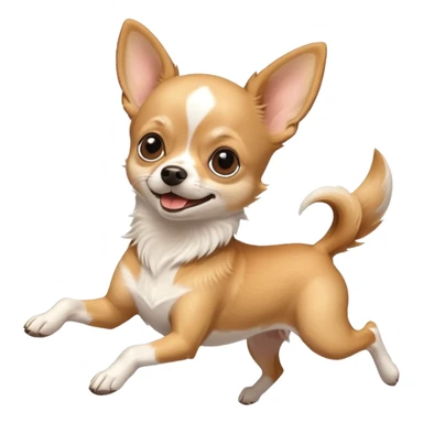 chihuahua running sticker