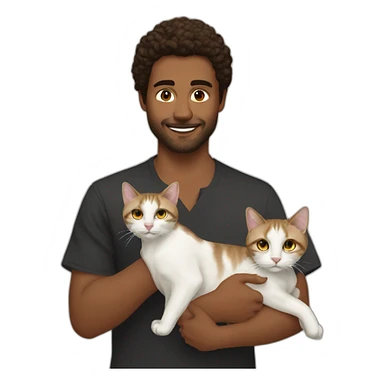 Damiano David with cat sticker