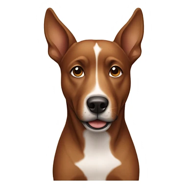 Brown dog wearing sunglasses sticker
