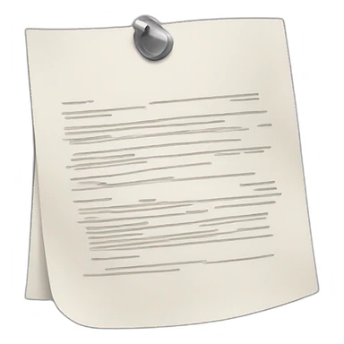 document with text Anmeldung sticker