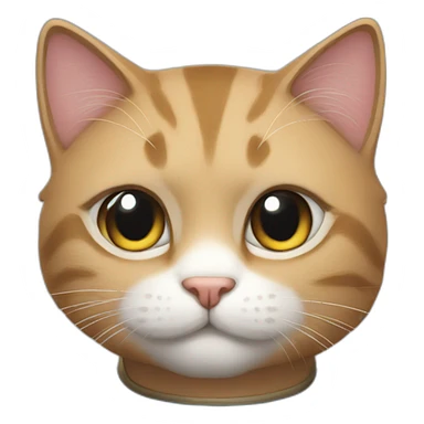 A super hero cat sticker