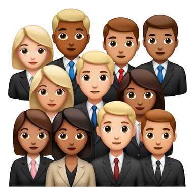 team of professional sticker