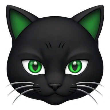 Gato ninja cara sticker