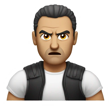 albanian angry man sticker