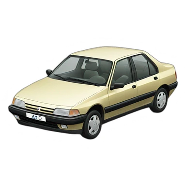 peugeot 405 sticker