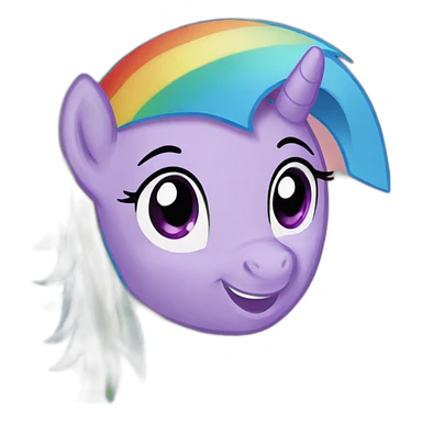 my little pony rainbow sticker