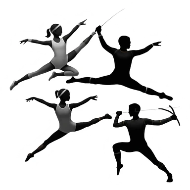 Quiero un emoji de gimnasia y esgrima de mendoza sticker