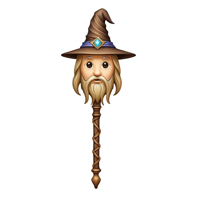 wizard staff sticker