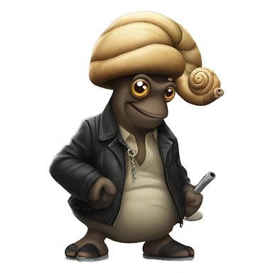 Street gangster SNAIL sticker