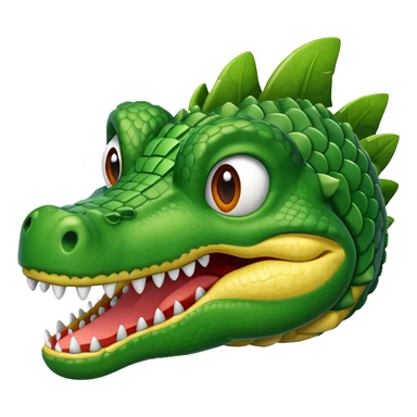 Hazme un avión con cabeza de cocodrilo sticker