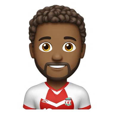 Liverpool footballplayer man sticker