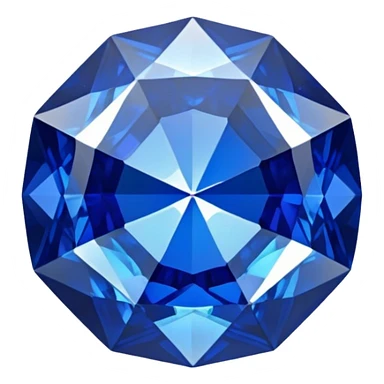top view sapphire sticker
