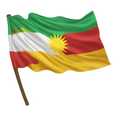 Drapeau kurd sticker