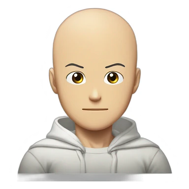 Saitama from one punch man sticker