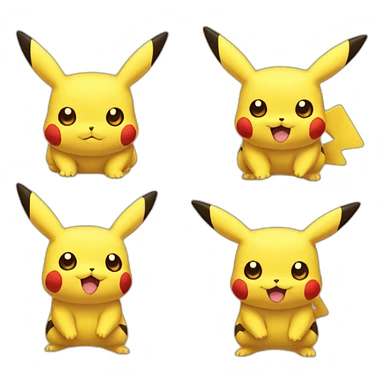 Pikachu carcelario de Olmos sticker