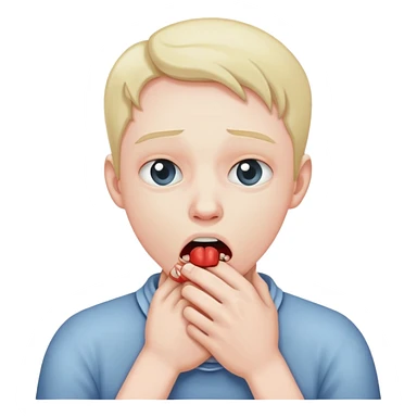 Dude choking himself out sticker