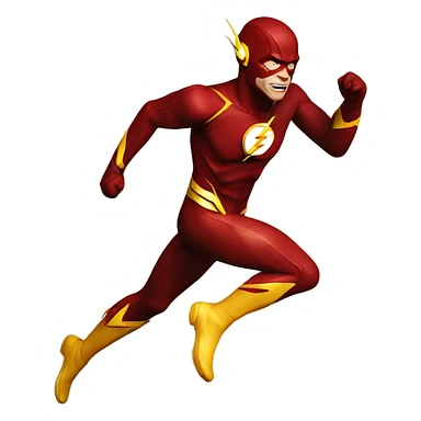 the flash running sticker