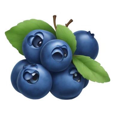 blueberry related sticker