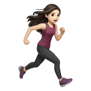 India eisley running sticker