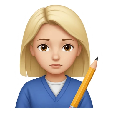 32
School motor skills for girl sticker