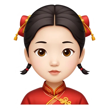 Little Chinese girl Wu Jing sticker