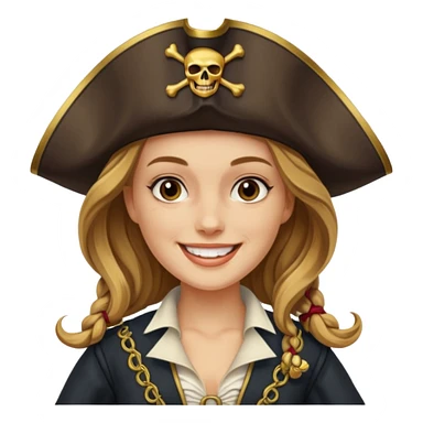 Elizabeth swann pirate sticker