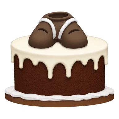 Cake with legs sticker