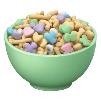 Pastel bowl full of Lucky charms  sticker