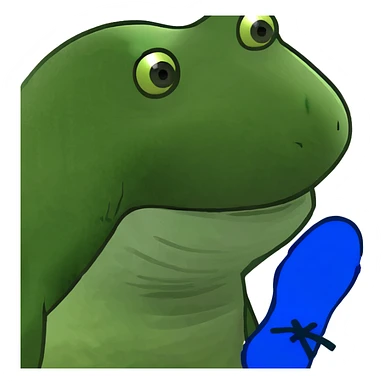 Tiburón con zapatos azules sticker