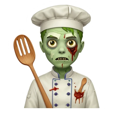 zombie chef sticker