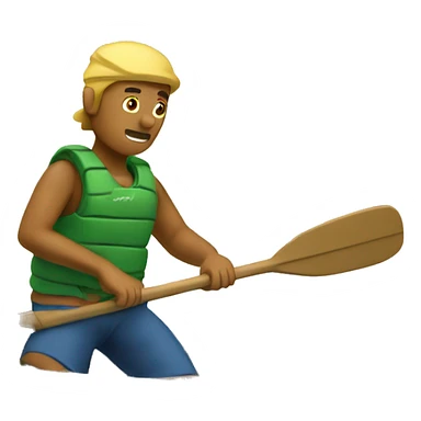 canoeing sticker