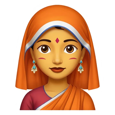 India woman sticker
