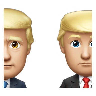 Putin and trump sticker