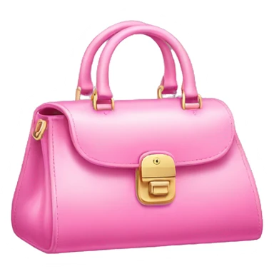 pink luxury hand bag sticker