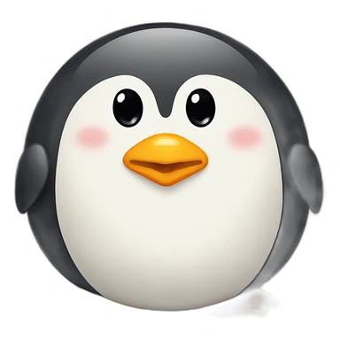 Cute little Chubby Penguin   sticker