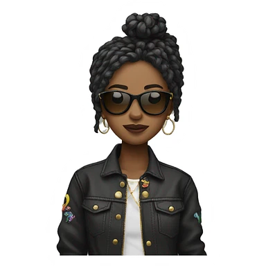 2 girls cool rock  sticker