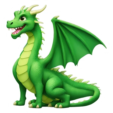 happy green dragon 24 pieces sticker