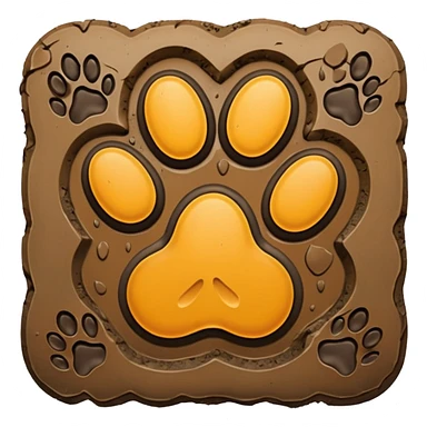 paw print sticker