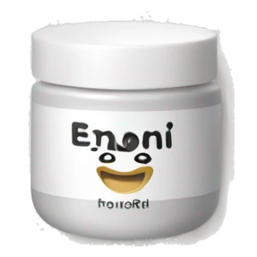 hand cream jar sticker