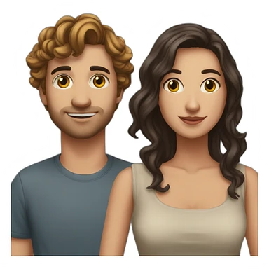 Seb frit and Lena Mahfouf sticker