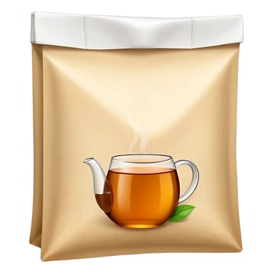 Tea bag sticker