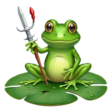 Frog Stabbing  sticker