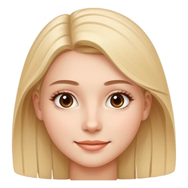 A realistic portrait of a young woman with soft facial features, clear skin, natural makeup, gentle eyes, symmetrical face, subtle smile, smooth lighting, high detail, photorealistic, 85mm len
 sticker