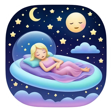 dream at night sticker