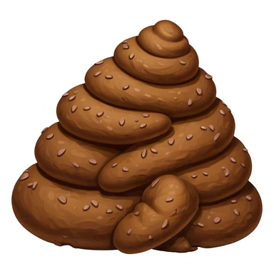 Caca qui fait un bisou sticker