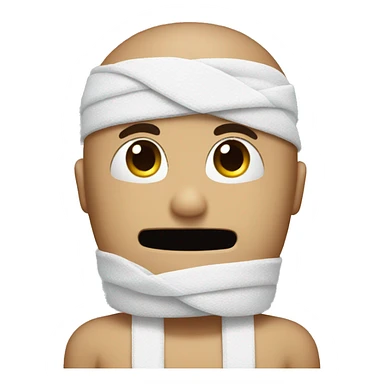 bandage on head sticker
