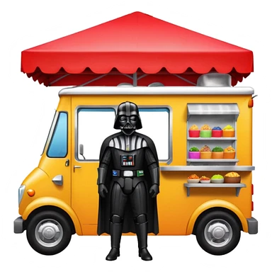 Darth Vader’s dream house Hispanic food truck  sticker