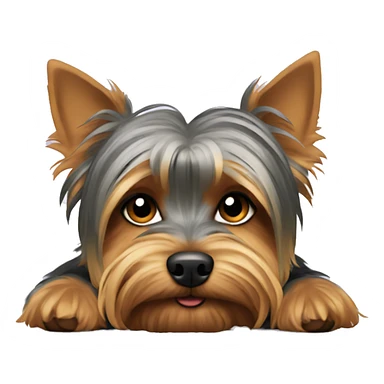 Yorkshire Terrier Lying Down sticker